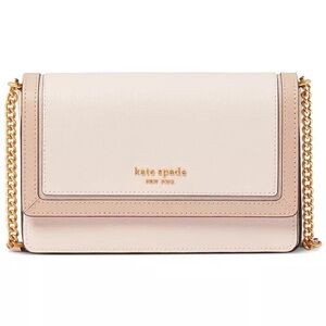 Kate Spade Cream and Tan Crossbody Bag